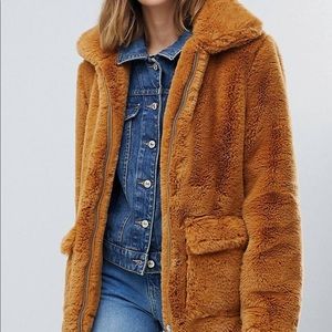 Barney’s Faux fur coat